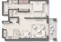 1 bedroom apartment